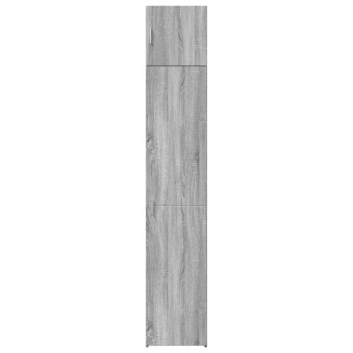 Uski ormarić za pohranu siva boja hrasta 40x42,5x225 cm drveni - Sivi hrast sonoma 40 x 42.5 x 225 cm 1 6 polica Cijena