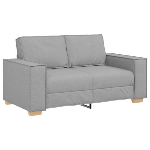 Sofa 3 kom. Oblačnosiva Platnasta tkanina - Siva tkanina oblak Cijena