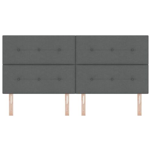 Uzglavlje podesivo po visini Tamno siva 200 cm tkanina - Tamno siva 200 cm Visoki uzglavlje Cijena
