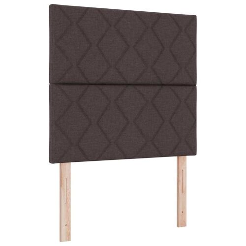 Uzglavlje Tamno smeđa 90 cm tkanina - Tamno smeđa 90 cm Visoki uzglavlje Cijena