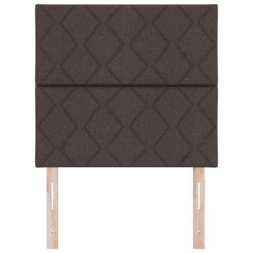 Uzglavlje Tamno smeđa 90 cm tkanina - Tamno smeđa 90 cm Visoki uzglavlje Cijena