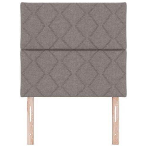 Uzglavlje Sivo-smeđa tkanina - Sivo-smeđa 90 cm Visoki uzglavlje Cijena