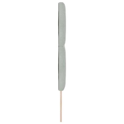 Uzglavlje Svijetlo siva 160 cm Baršun - Svjetlosiva 160 cm Visoki uzglavlje Cijena