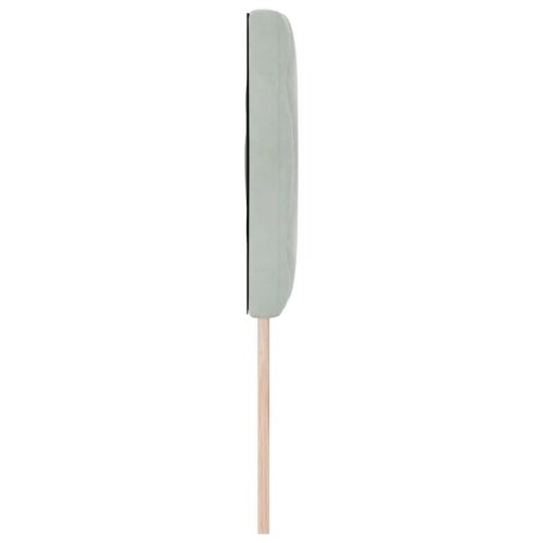 LED glava kreveta Svijetlo siva 160 cm Baršun - Svjetlosiva 160 cm Nizak uzglavlju Cijena