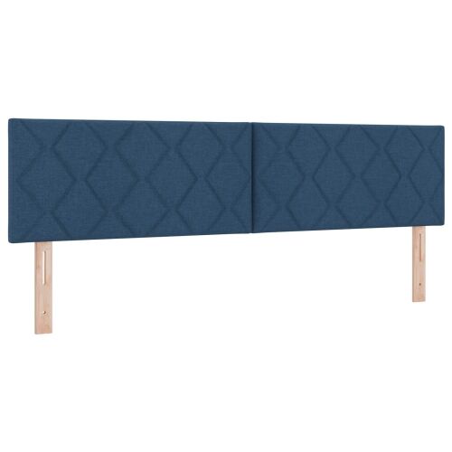 LED glava kreveta Plava 180 cm tkanina - Plava 180 cm Nizak uzglavlju Cijena