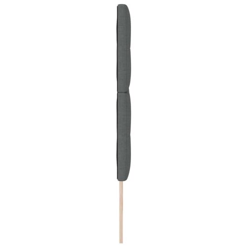 LED glava kreveta s LED trakama Tamno siva 200 cm tkanina - Tamno siva 200 cm Visoki uzglavlje Cijena