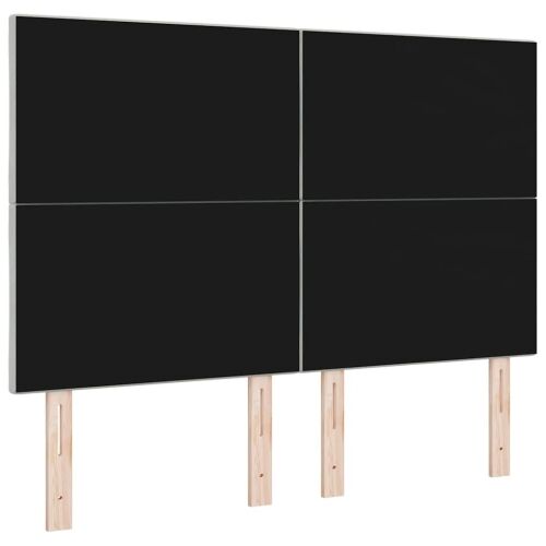 LED glava kreveta Svijetlo siva 160 cm Baršun - Svjetlosiva 160 cm Visoki uzglavlje Cijena