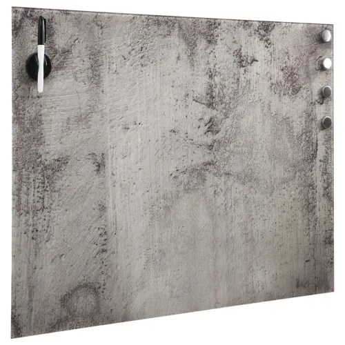 Zidna magnetna ploča od stakla 60 x 60 cm - Beton 60 x 60 cm Cijena