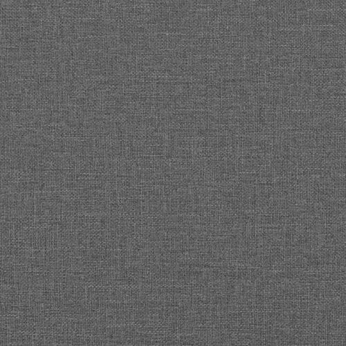 Box spring krevet Tamno siva 200 x 200 cm tkanina - Tamno siva 200 x 200 cm Prošiveno gumbima Cijena