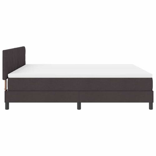 Box spring krevet Tamno smeđa 180 x 200 cm tkanina - Tamno smeđa 180 x 200 cm Dizajn s rombovima Cijena