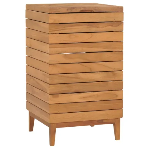 Košara za rublje 40 x 40 x 70 cm od masivne tikovine - 40 x 40 x 70 cm Cijena