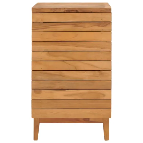 Košara za rublje 40 x 40 x 70 cm od masivne tikovine - 40 x 40 x 70 cm Cijena