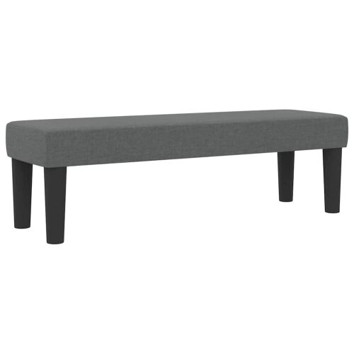 Box spring krevet Tamno siva 120 x 190 cm tkanina - Tamno siva 120 x 190 cm Prošiveno gumbima Cijena