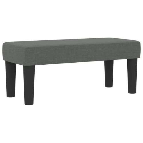Box spring krevet Tamno siva 90 x 190 cm tkanina - Tamno siva 90 x 190 cm Dizajn s rombovima Cijena
