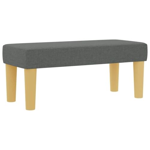 Box spring krevet Tamno siva 200 x 100 cm tkanina - Tamno siva 100 x 200 cm Prošiveno gumbima Cijena
