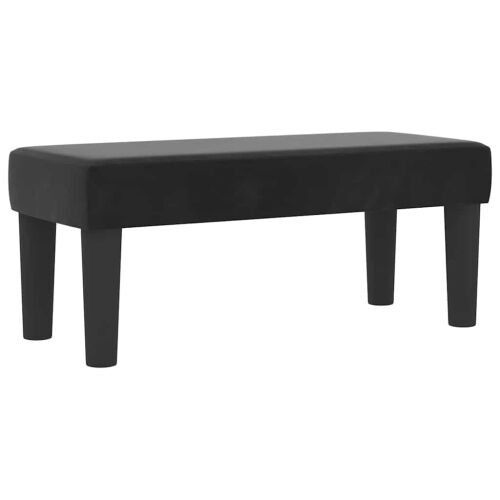 Box spring krevet s uzglavljem Crna 200 x 80 cm Baršun - Crna 80 x 200 cm Kristal s dugmadima Cijena