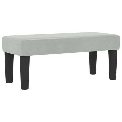 Box spring krevet Svjetlosiva 190 x 90 cm Baršun - Svjetlosiva 90 x 190 cm Kristal s dugmadima Cijena