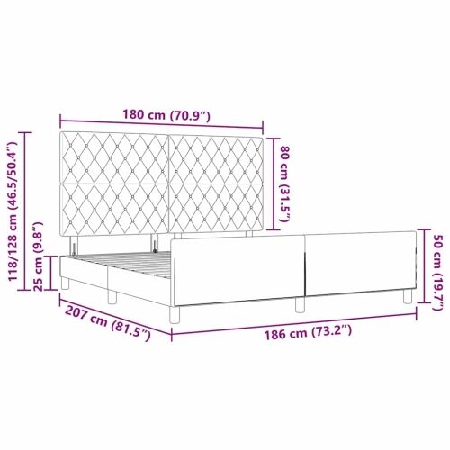 Box spring krevet Svjetlosiva 180 x 200 cm Baršun - Svjetlosiva 180 x 200 cm Kristal s dugmadima Cijena