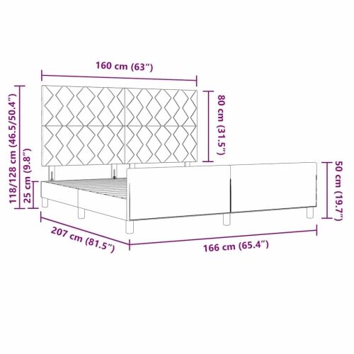 Box spring krevet Svjetlosiva 160 x 200 cm Baršun - Svjetlosiva 160 x 200 cm Dizajn s rombovima Cijena