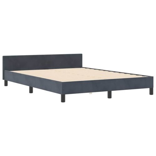 Box spring krevet Tamno siva 160 x 200 cm Baršun - Tamno siva 160 x 200 cm Dizajn s rombovima Cijena