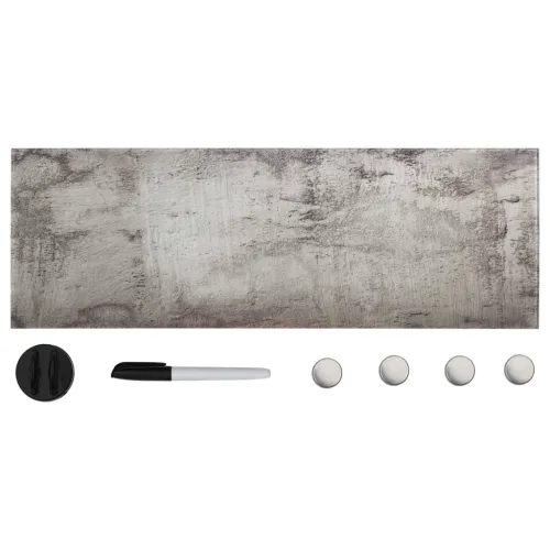 Zidna magnetna ploča od stakla 60 x 20 cm - Beton 60 x 20 cm Cijena