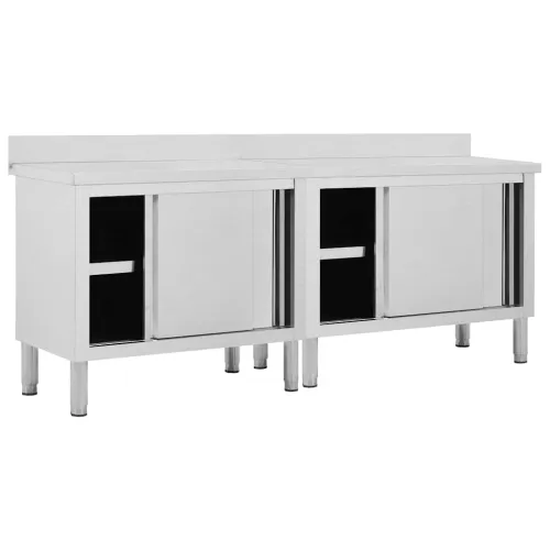 Radni stolovi s kliznim vratima 2 kom 200x50x(95-97)cm cm čelik - 200 x 50 x (95-97) cm 1 200 x 50 x (95-97) cm Cijena
