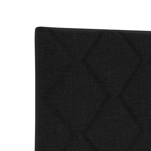 Boxspring krevet s madracem Crna 120 x 190 cm Tkanina - Crna 120 x 190 cm Dizajn s rombovima Cijena