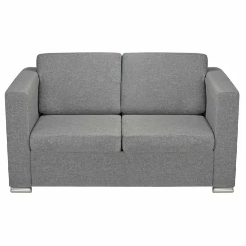 Dvosjed tkanina Svijetlo sivi - Svjetlosiva 1 Dvosjedi Svjetlosiva Cijena