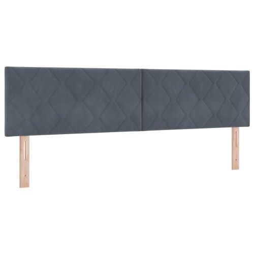 Krevet od pjene s madracem i LED-om Tamnosiva 180 x 200 cm - Tamnosiva 180 x 200 cm Dizajn s rombovima Cijena