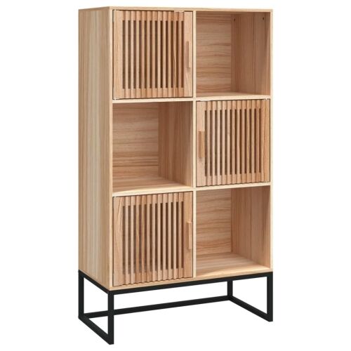 Visoka komoda 70 x 35 x 125 cm od konstruiranog drva - Smeđa 1 1 Smeđa Cijena