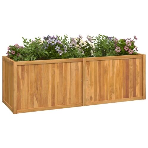 Povišena gredica 150 x 50 x 50 cm od masivne tikovine  - 150 x 50 x 50 cm 1 Cijena