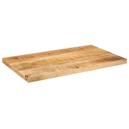 Ploča stola 60x20x3,8 cm Pravokutna Masivna Drvena Obrađena Mango Boja - Grubo drvo manga (prirodno) 60 x 20 cm 1 38 mm Cijena