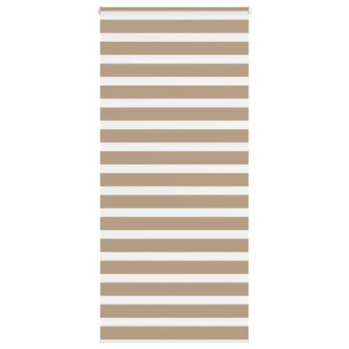 Zebra zavjesa Pješčano smeđa 100x230 cm Širina tkanine 95,9 cm Poliester - Pješčanosmeđa 100 x 230 cm Pješčanosmeđa 100 x 230 cm Cijena