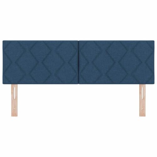 Uzglavlje Plava 144 cm tkanina - Plava 140 cm Nizak uzglavlju Cijena