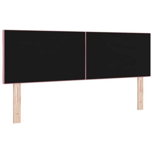 Uzglavlje Ružičasta 144 cm Baršun - Ružičasta 140 cm Nizak uzglavlju Cijena