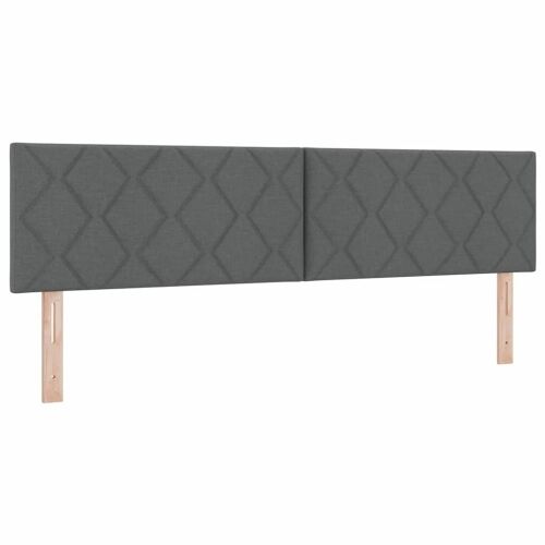 Uzglavlje Tamno siva 180 cm tkanina - Tamno siva 180 cm Nizak uzglavlju Cijena