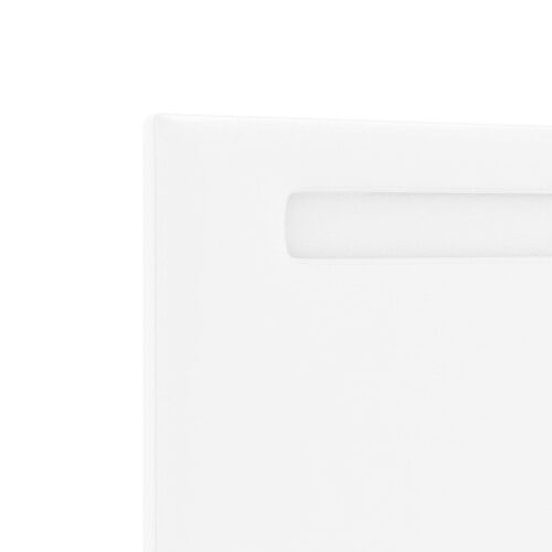 LED glava kreveta Bijelo 144 cm Lažna koža - Bijelo 140 cm Cijena