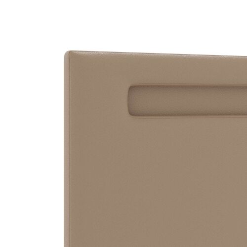 LED glava kreveta Boja cappuccina 144 cm Lažna koža - Boja cappuccina 140 cm Cijena