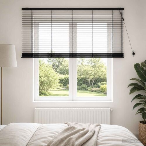 Venecijanska roleta Crna 160 x 130 cm 35 mm - Crna 160 x 130 cm Cijena