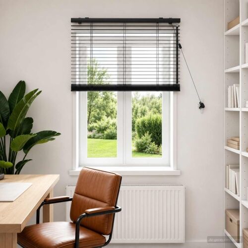 Venecijanska roleta Crna 90 x 160 cm 35 mm - Crna 90 x 160 cm Cijena