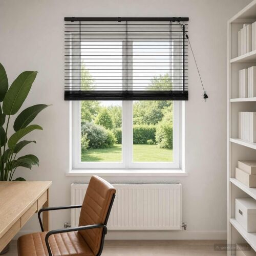 Venecijanska roleta Crna 105 x 160 cm 35 mm - Crna 105 x 160 cm Cijena