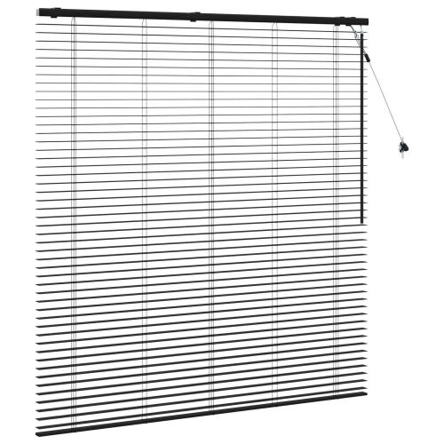 Venecijanska roleta Crna 155 x 160 cm 35 mm - Crna 155 x 160 cm Cijena