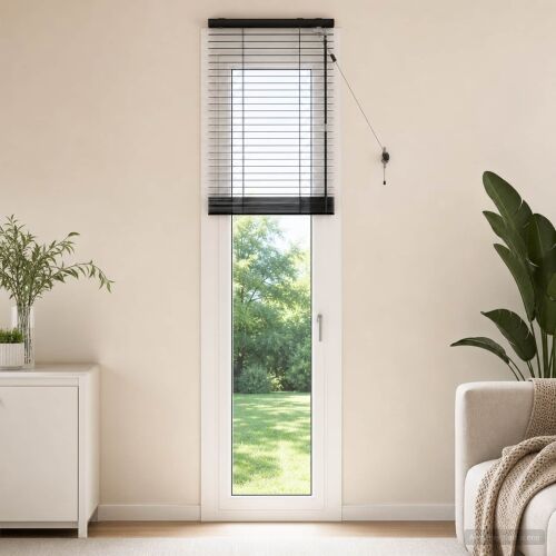 Venecijanska roleta Crna 50 x 250 cm 35 mm - Crna 50 x 250 cm Cijena