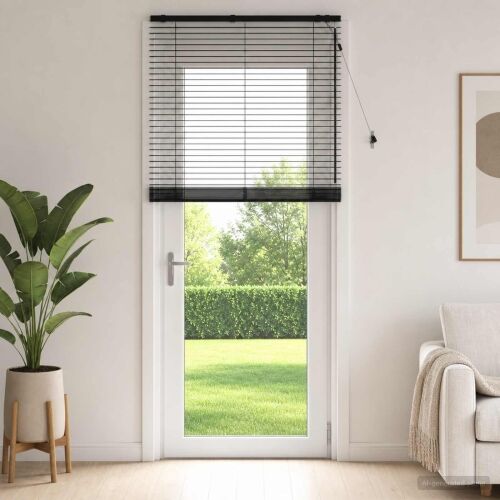 Venecijanska roleta Crna 120 x 250 cm 35 mm - Crna 120 x 250 cm Cijena