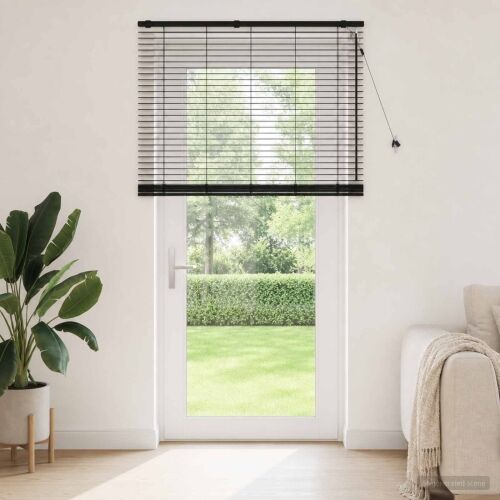 Venecijanska roleta Crna 130 x 250 cm 35 mm - Crna 130 x 250 cm Cijena