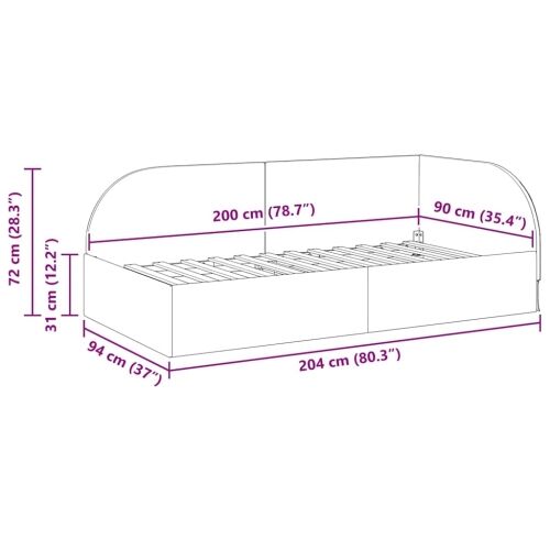 Kutni okvir kreveta Ružičasta 90 cm x 200 cm Baršun - Ružičasta 90 x 200 cm Cijena