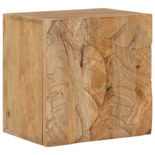 Ručno rađeni noćni ormarić Tamnije smeđi teak 40x30x40 cm Cijena
