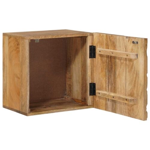 Ručno rađeni noćni ormarić Tamnije smeđi teak 40x30x40 cm Cijena