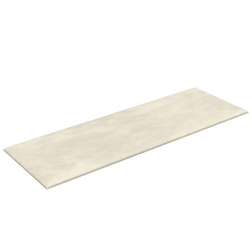 Zidna uzglavlja 12 kom. Krem Baršun - Krem 90 x 30 cm Pravokutno Cijena