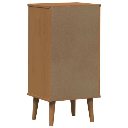 Komoda MOLDE Karamele 40 x 35 x 82 cm Masivna borovina - Karamele Cijena
